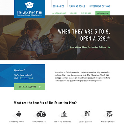 Link to The Education Plan case study